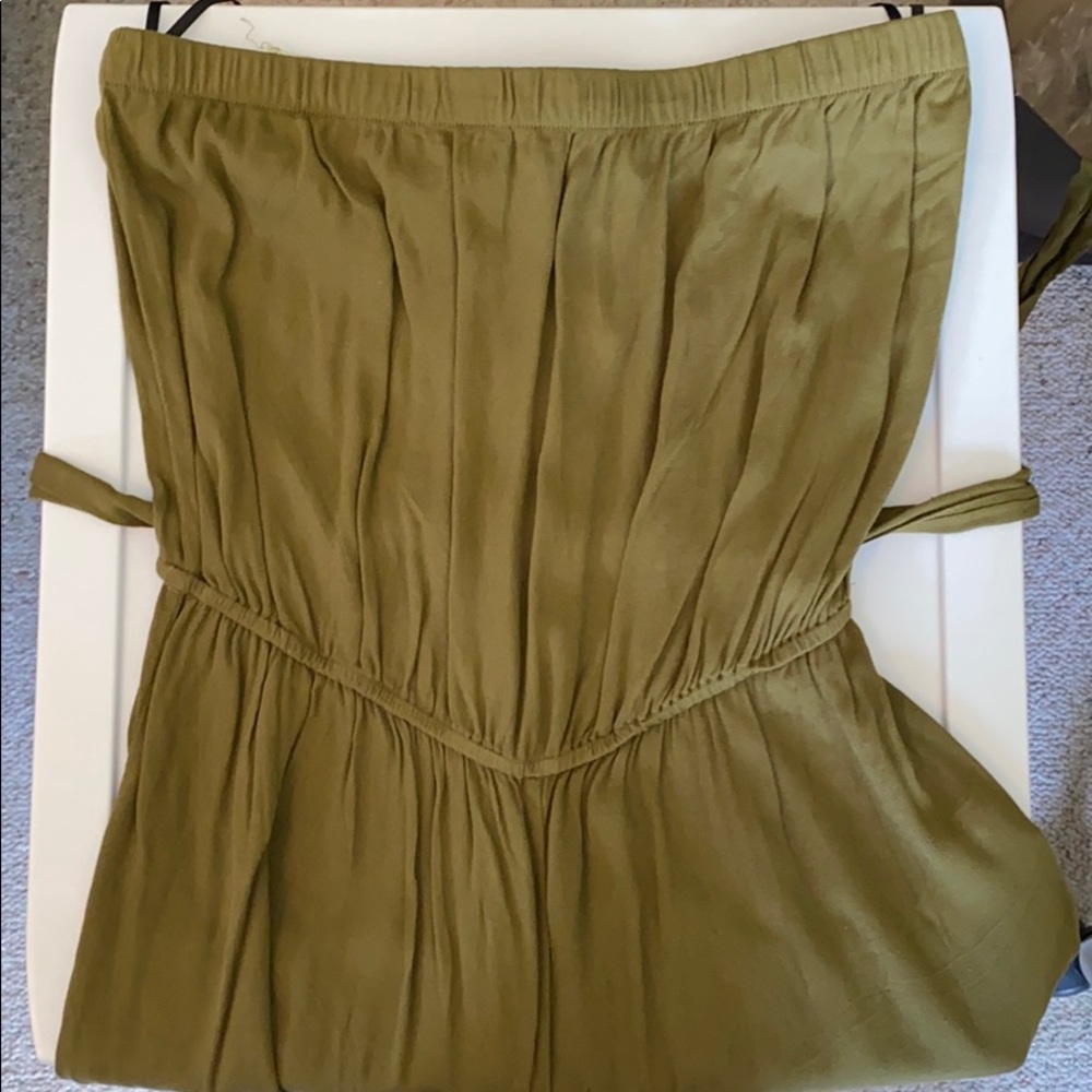 Forever 21 Tube Jumpsuit Olive